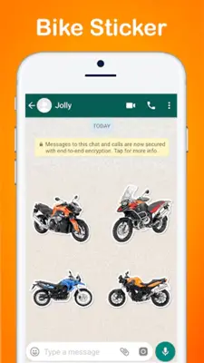 Bike Sticker For Whatsapp android App screenshot 1